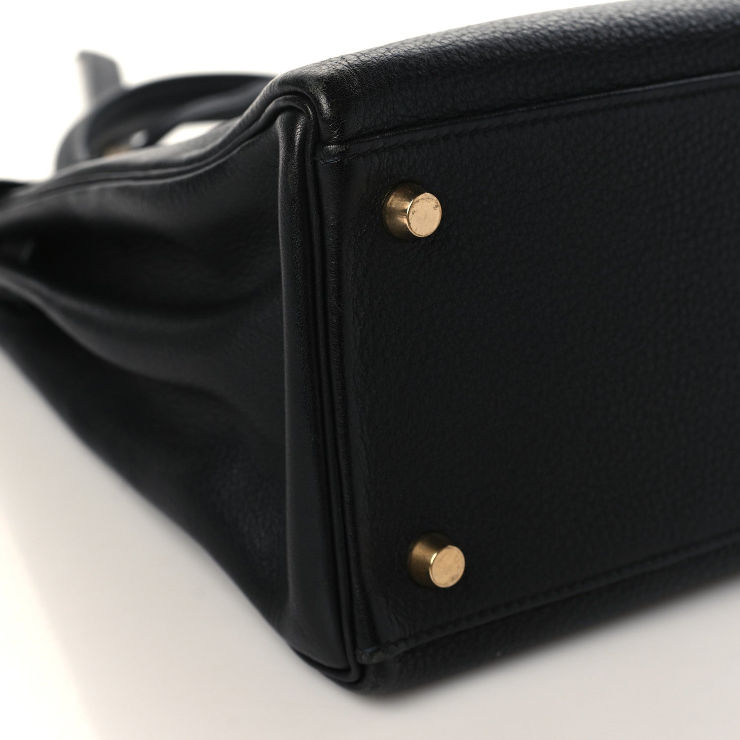 Hermes Taurillon Clemence Kelly Retourne 32 Black 8 of 11