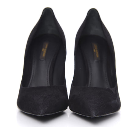 Louis Vuitton Suede Eyeline Pumps 39 Black 2 of 9