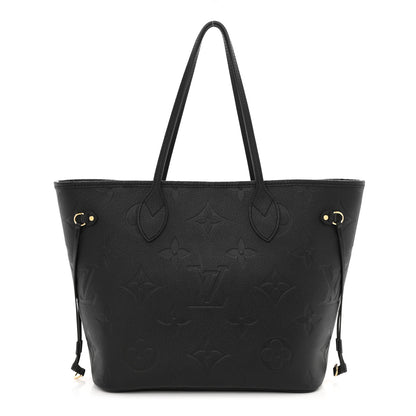 Louis Vuitton Empreinte Monogram Giant Neverfull MM Black 3 of 9