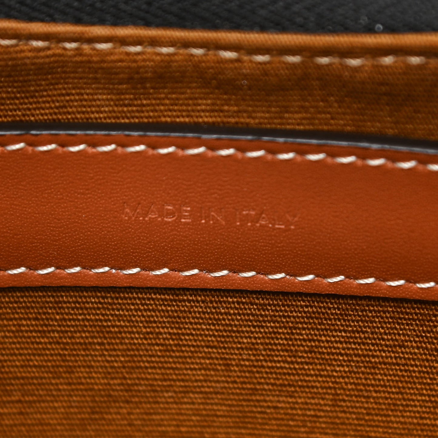 Triomphe Canvas Calfskin Ava Shoulder Bag Tan