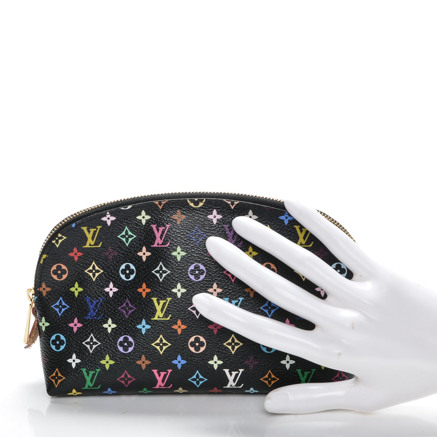 Monogram Multicolor Cosmetic Pouch Black Grenade