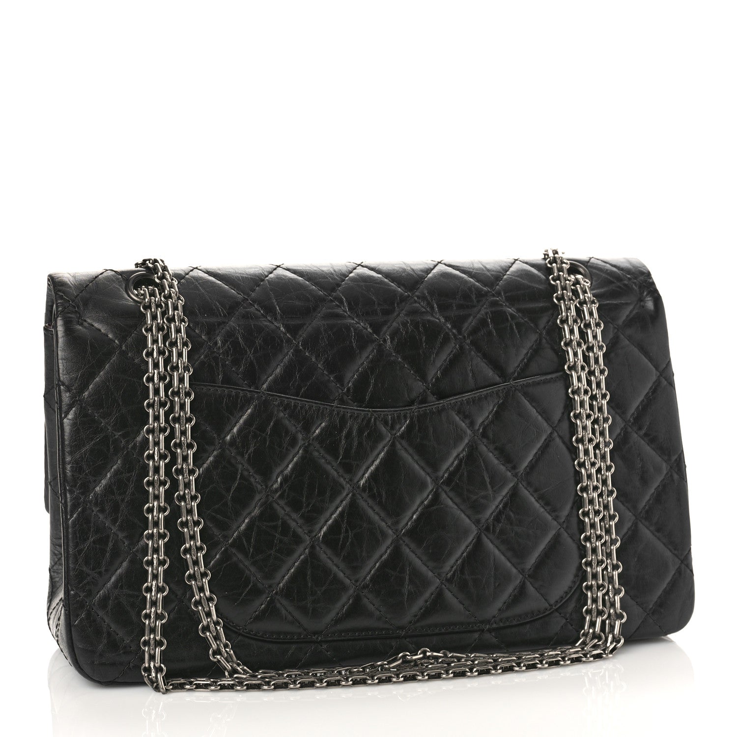 Chanel Aged Calfskin Quilted 2.55 Reissue 227 Flap Black 3 of 9