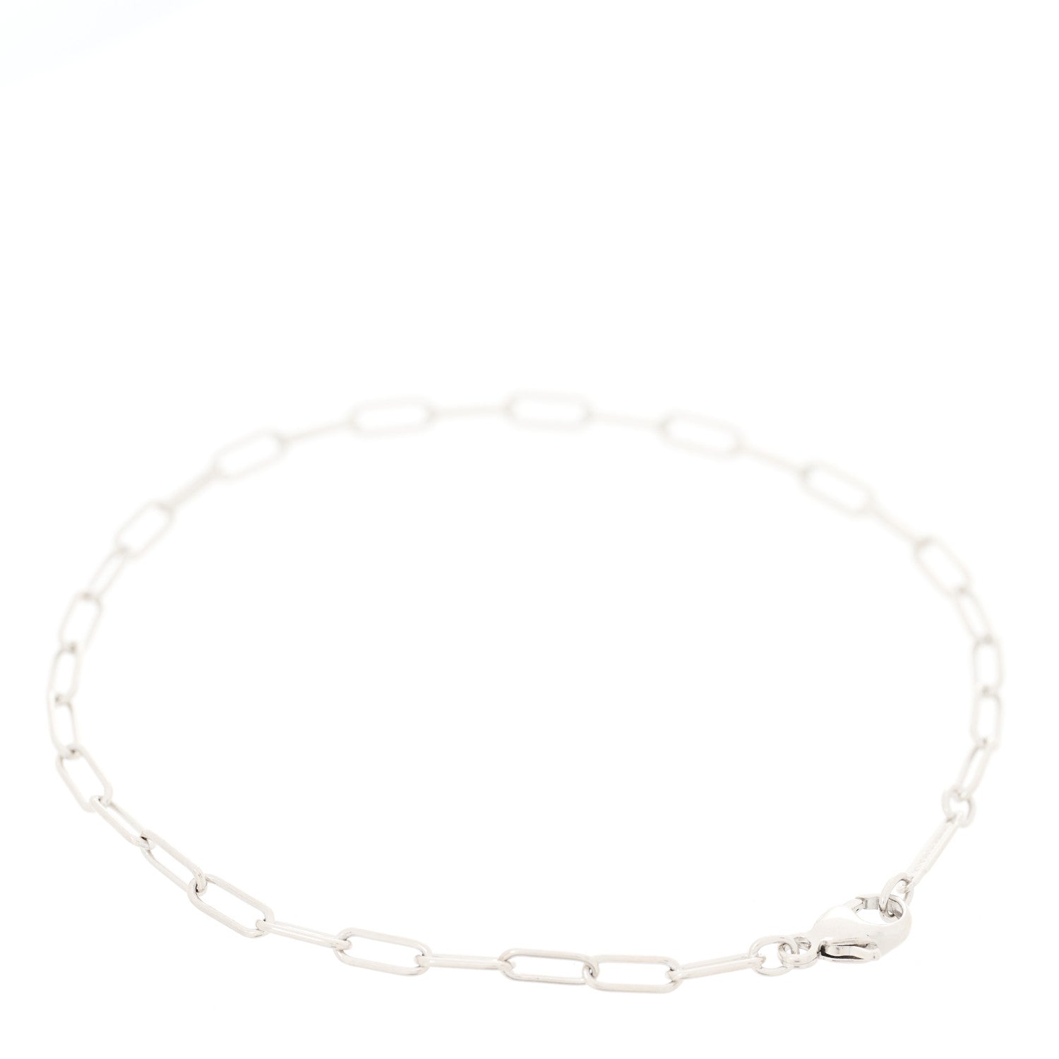 Tiffany Platinum Chain Link Bracelet 2 of 4