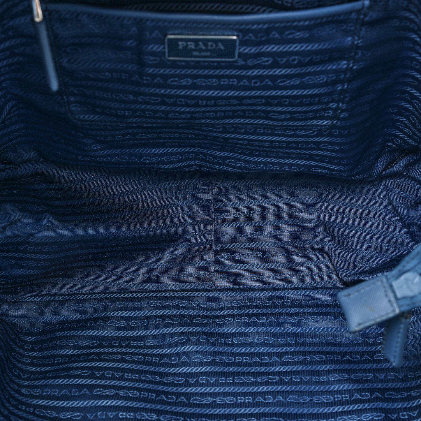Tessuto Nylon Tote Cobalto