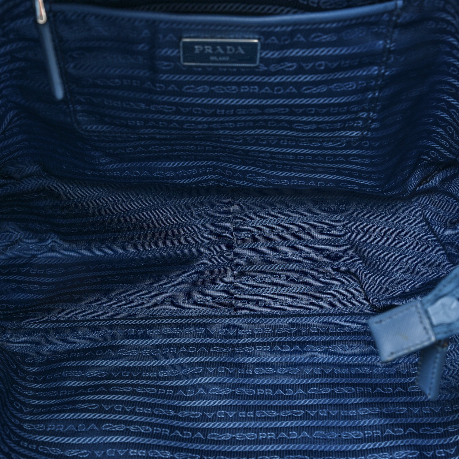 Prada Tessuto Nylon Tote Cobalto 5 of 8