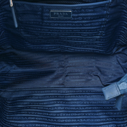 Prada Tessuto Nylon Tote Cobalto 5 of 8