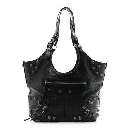 Balenciaga Agneau Arena Medium Le Cagole Carry All Bag Black 1 of 9