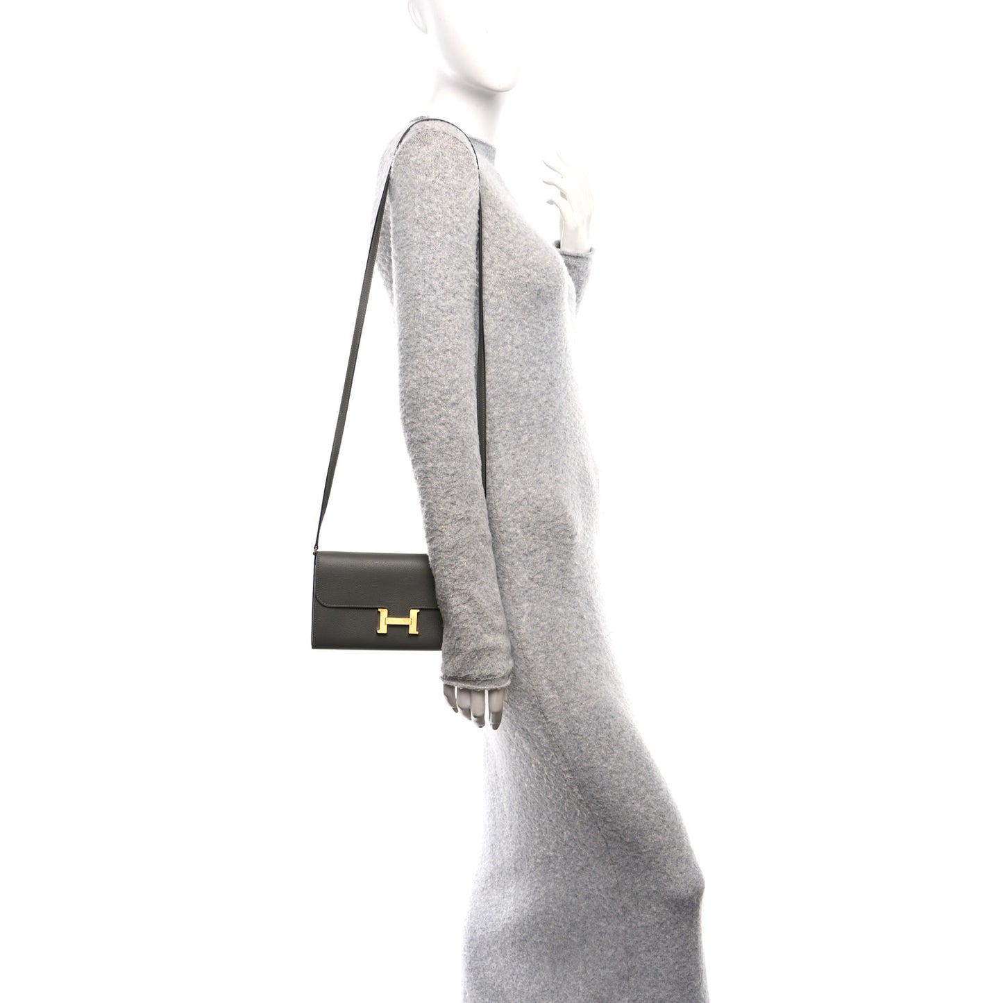Evercolor Constance Long To Go Wallet Gris Meyer Gris Meyer