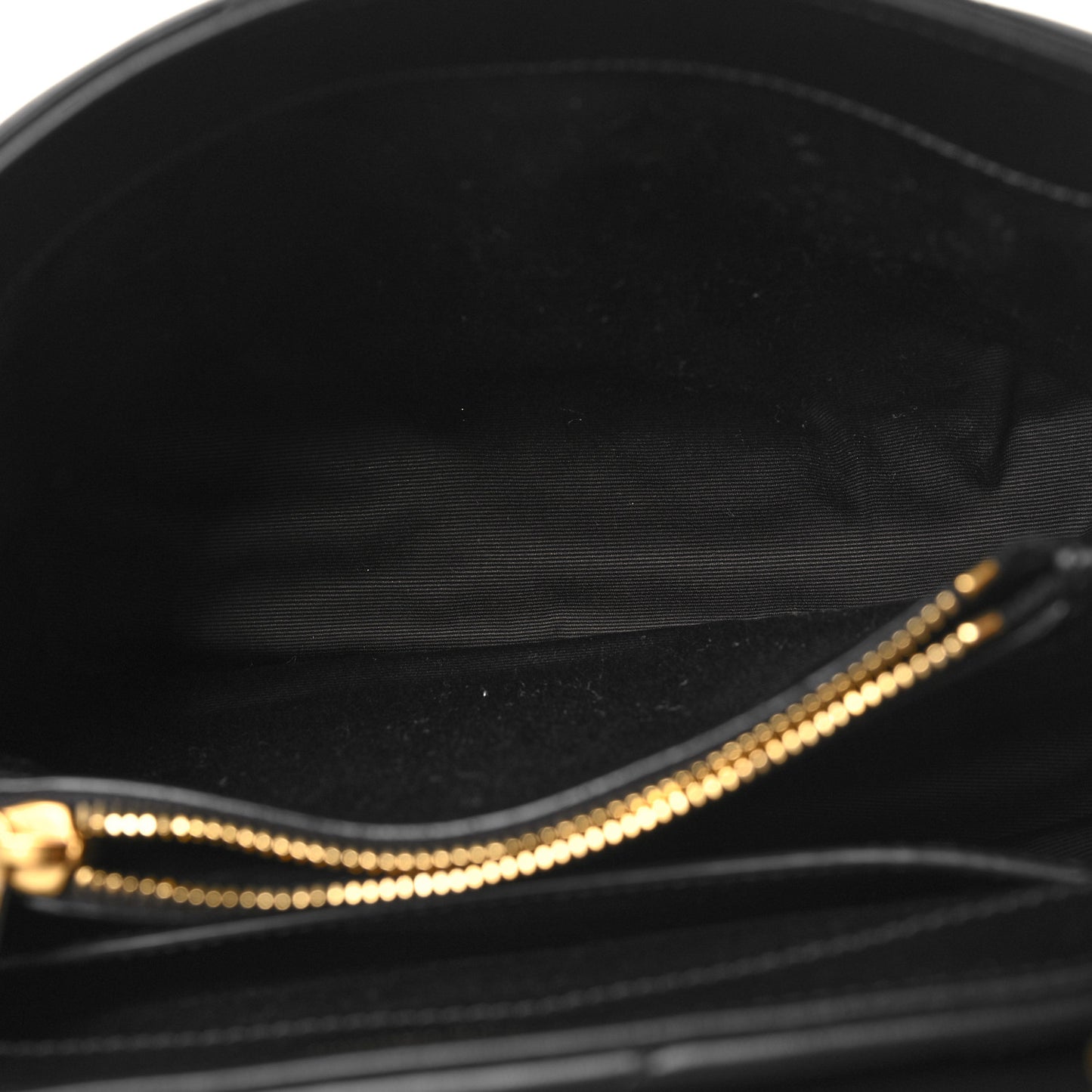 Calfskin Y Quilted Monogram Small Loulou Chain Satchel Black
