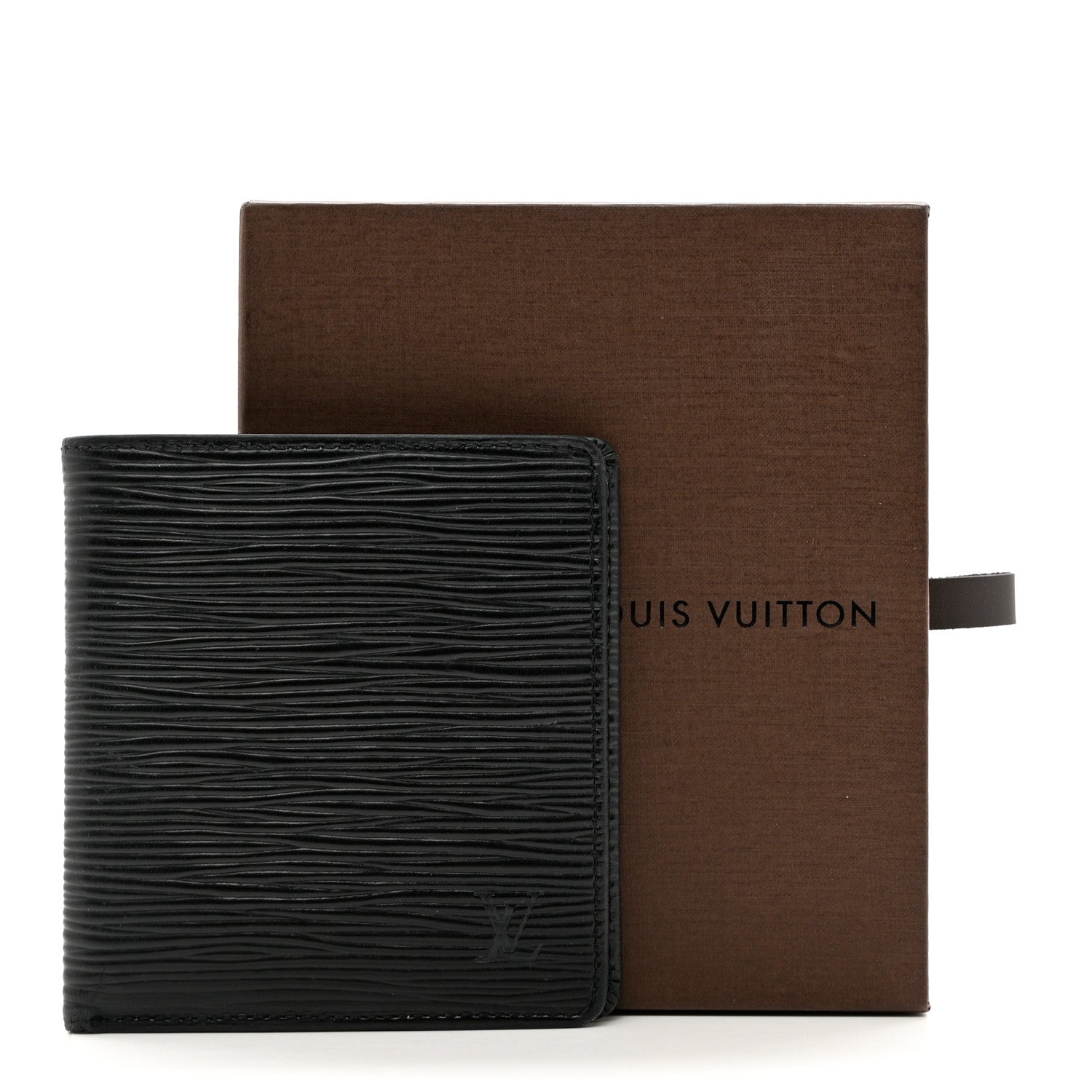 Louis Vuitton Epi 6 Card Billfold Wallet Black 9 of 9