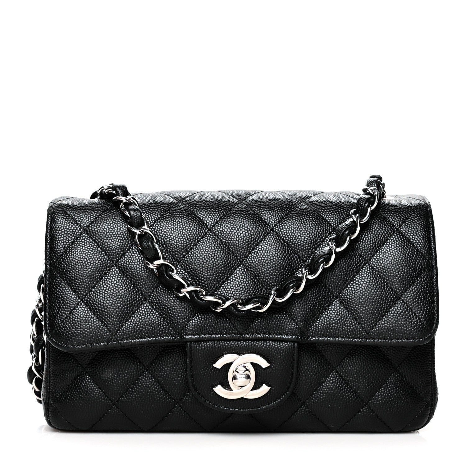 Chanel Caviar Quilted Mini Rectangular Flap Black 1 of 9