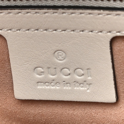 Gucci Calfskin Matelasse Medium GG Marmont Chain Shoulder Bag Mystic White 6 of 14
