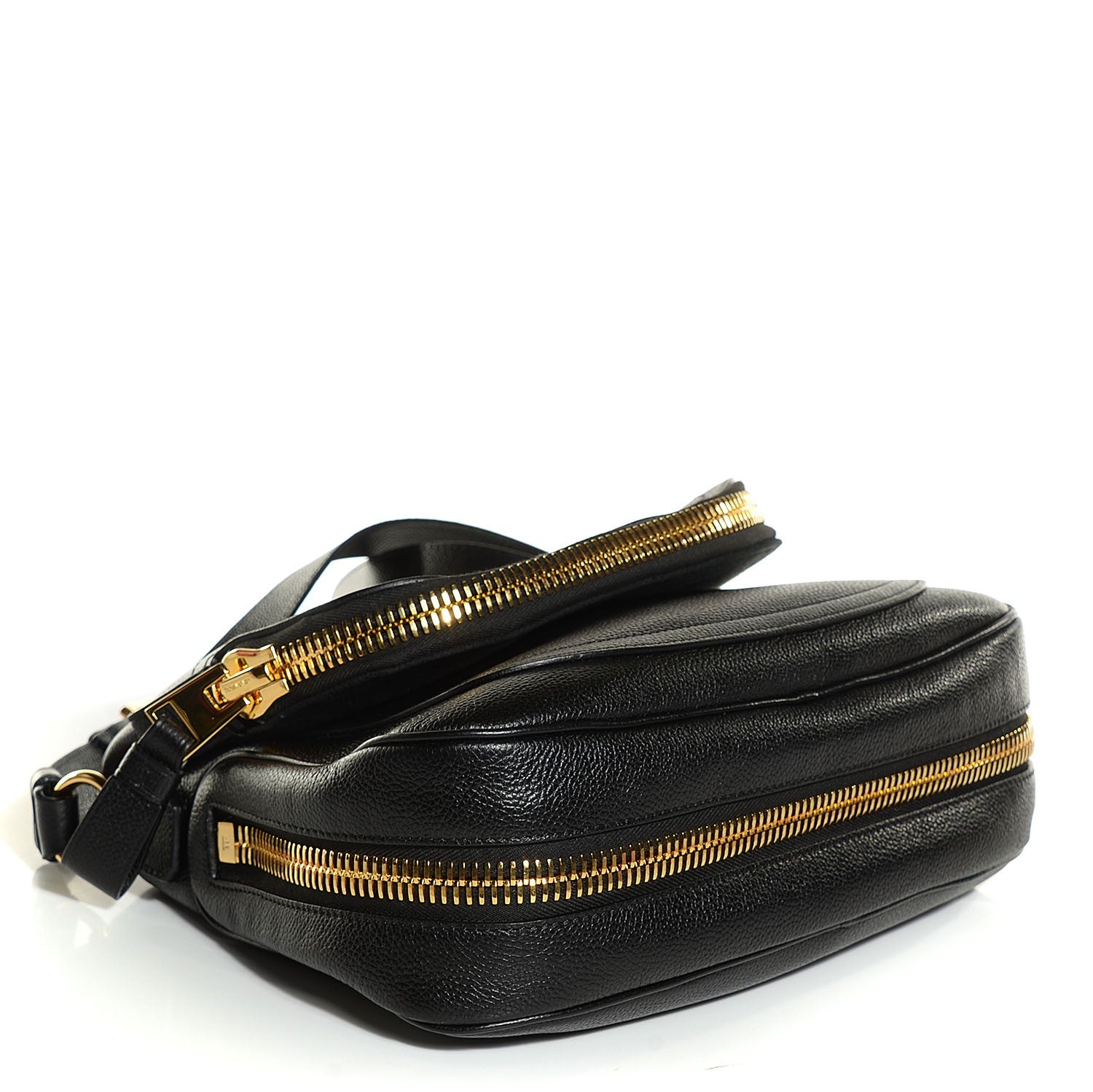 Tom Ford Grained Calfskin Medium Jennifer Crossbody Bag Black 4 of 8