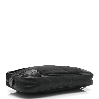 Gucci Guccissima Nylon Belt Bag  Black 4 of 10