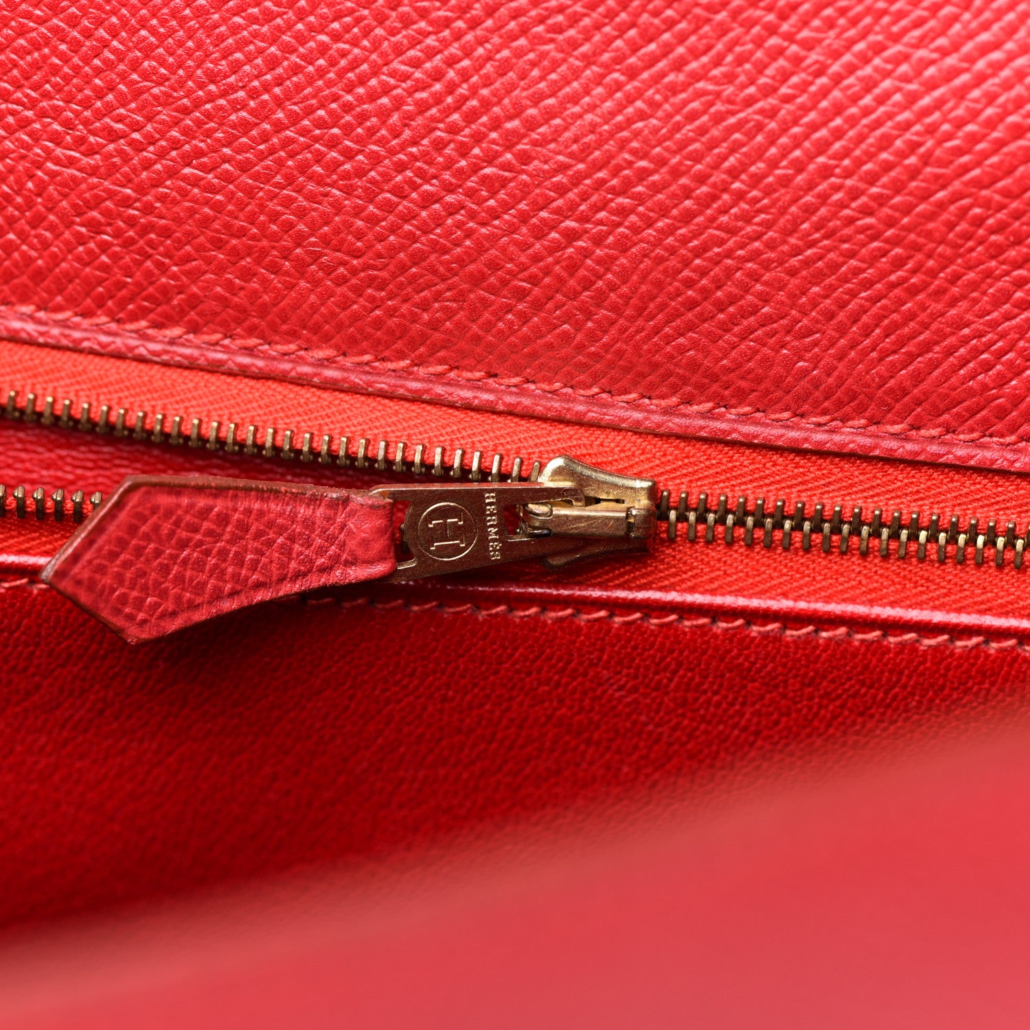 Hermes Courchevel Kelly Sellier 32 Rouge Vif 27 of 36