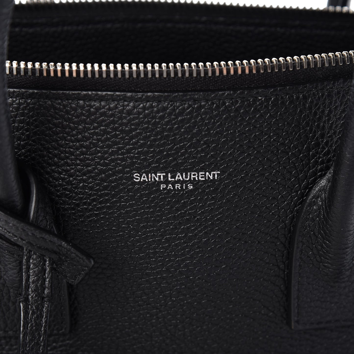 Grained Calfskin Baby Supple Sac De Jour Black