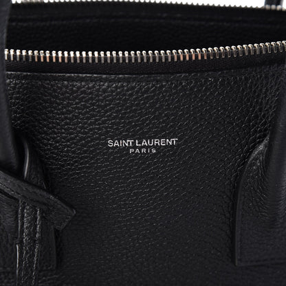 Saint Laurent Grained Calfskin Baby Supple Sac De Jour Black 6 of 14