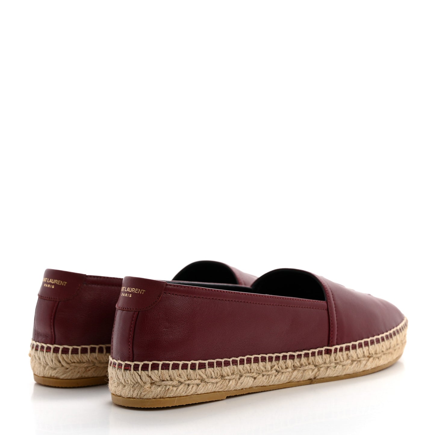 Calfskin Monogram Espadrilles 39 Light Burgundy