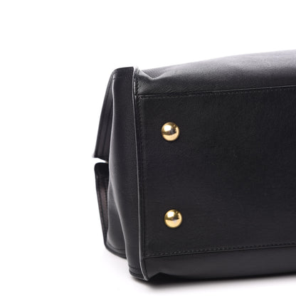 Saint Laurent Calfskin Small Classic Y Cabas Navy Blue 7 of 15