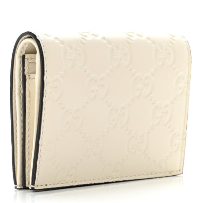 Gucci Guccissima Cherries Card Case Wallet White 3 of 9