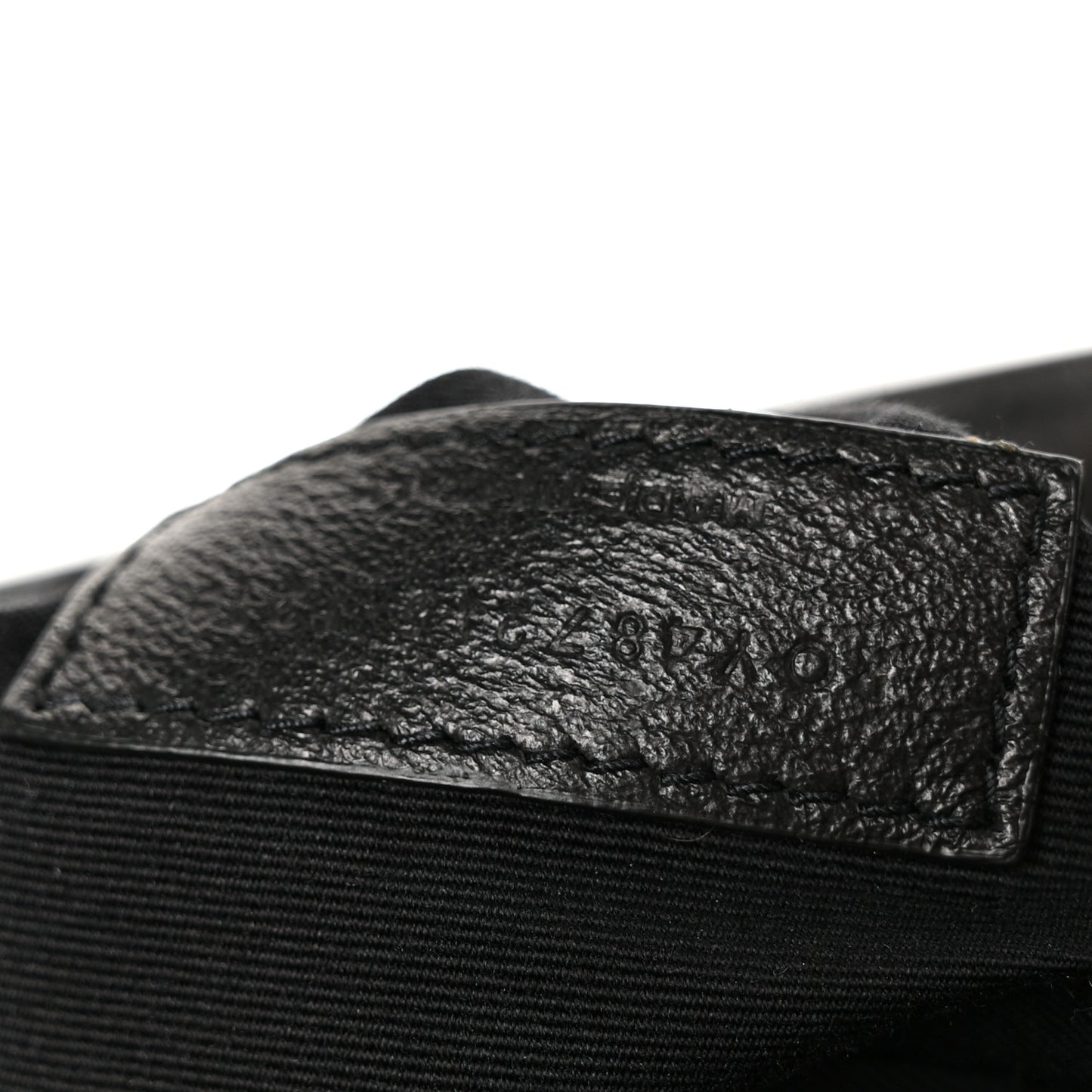 Calfskin Y Quilted Monogram Large Loulou Chain Satchel Black