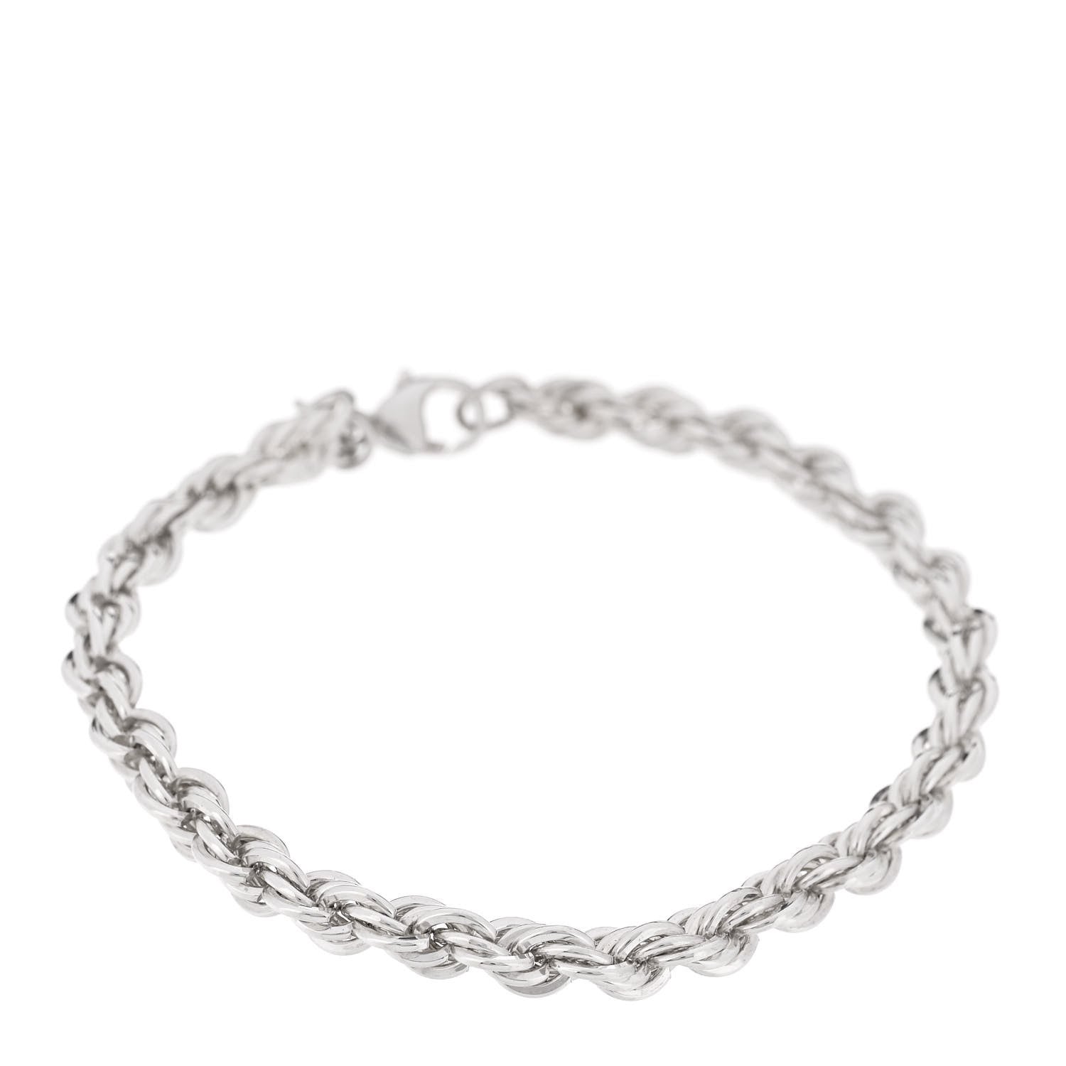 Tiffany Sterling Silver Rope Chain Bracelet 1 of 4