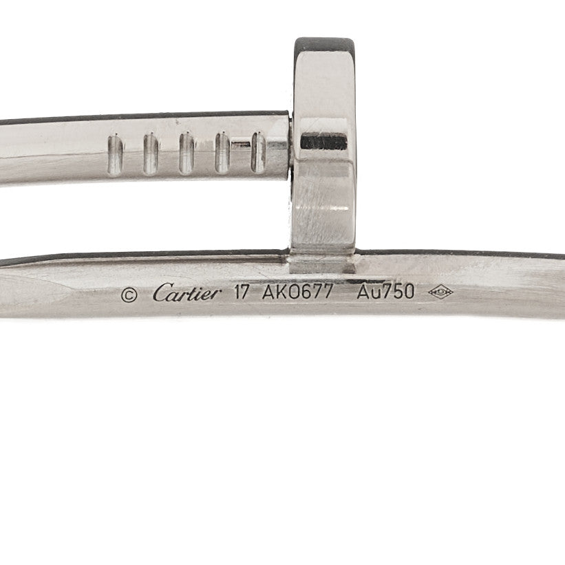 18K White Gold Juste Un Clou Bracelet 17