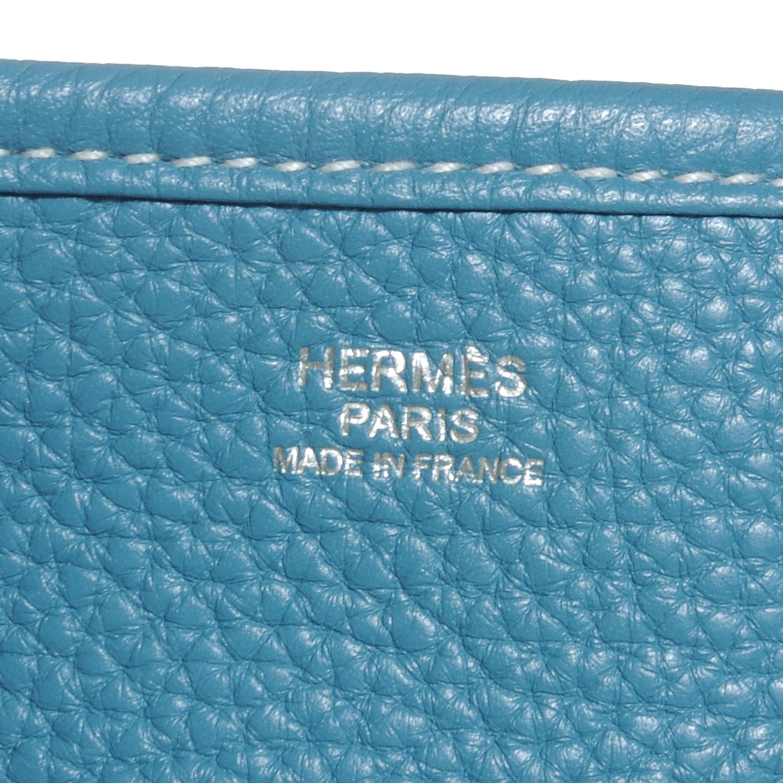 Taurillon Clemence Evelyne III GM Blue Jean