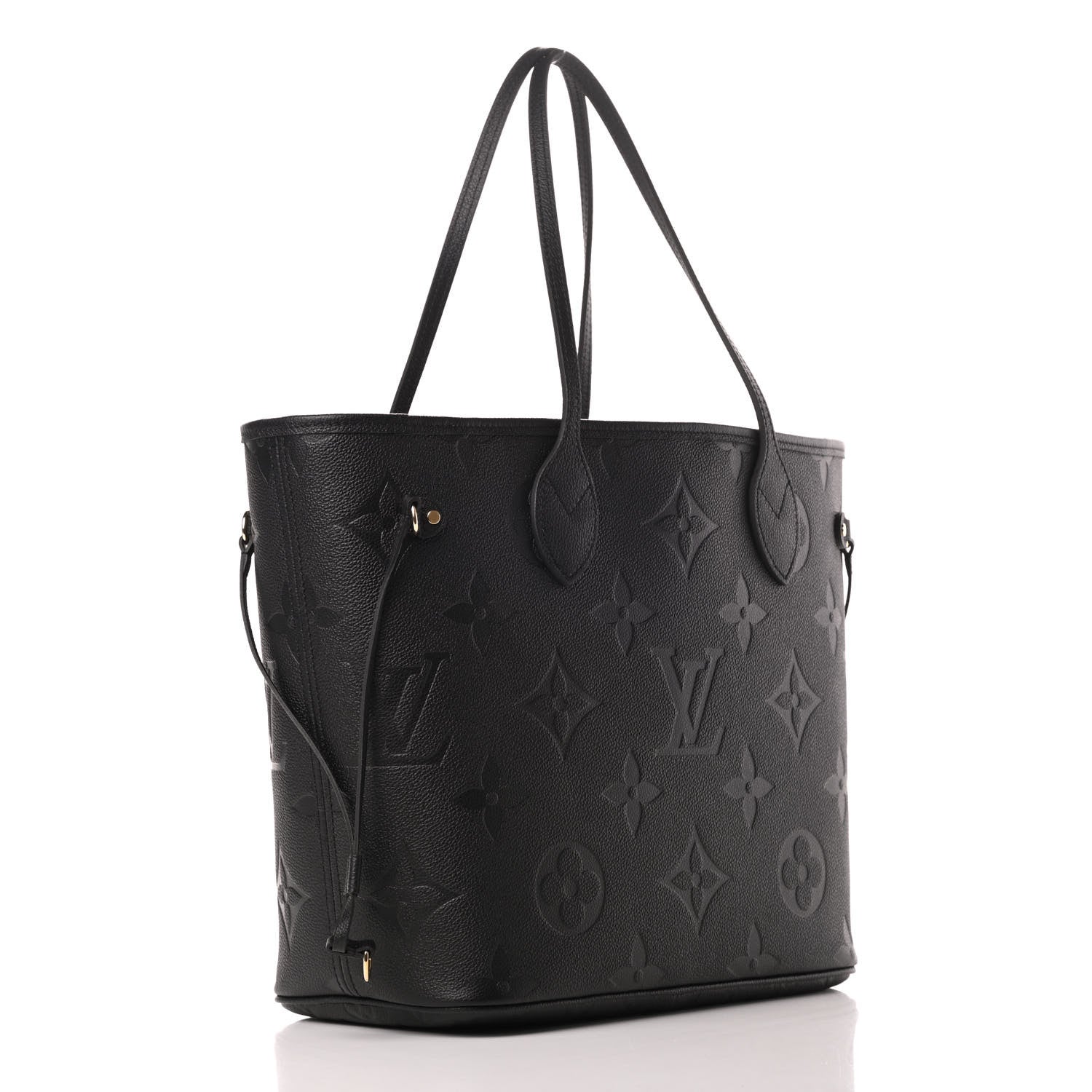 Louis Vuitton Empreinte Monogram Giant Neverfull MM Black 4 of 12