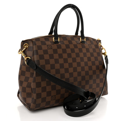 Louis Vuitton Damier Ebene Odeon Tote MM Black 3 of 10