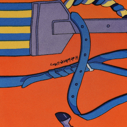 Hermes Silk Ronds De Marche Scarf 90 6 of 7