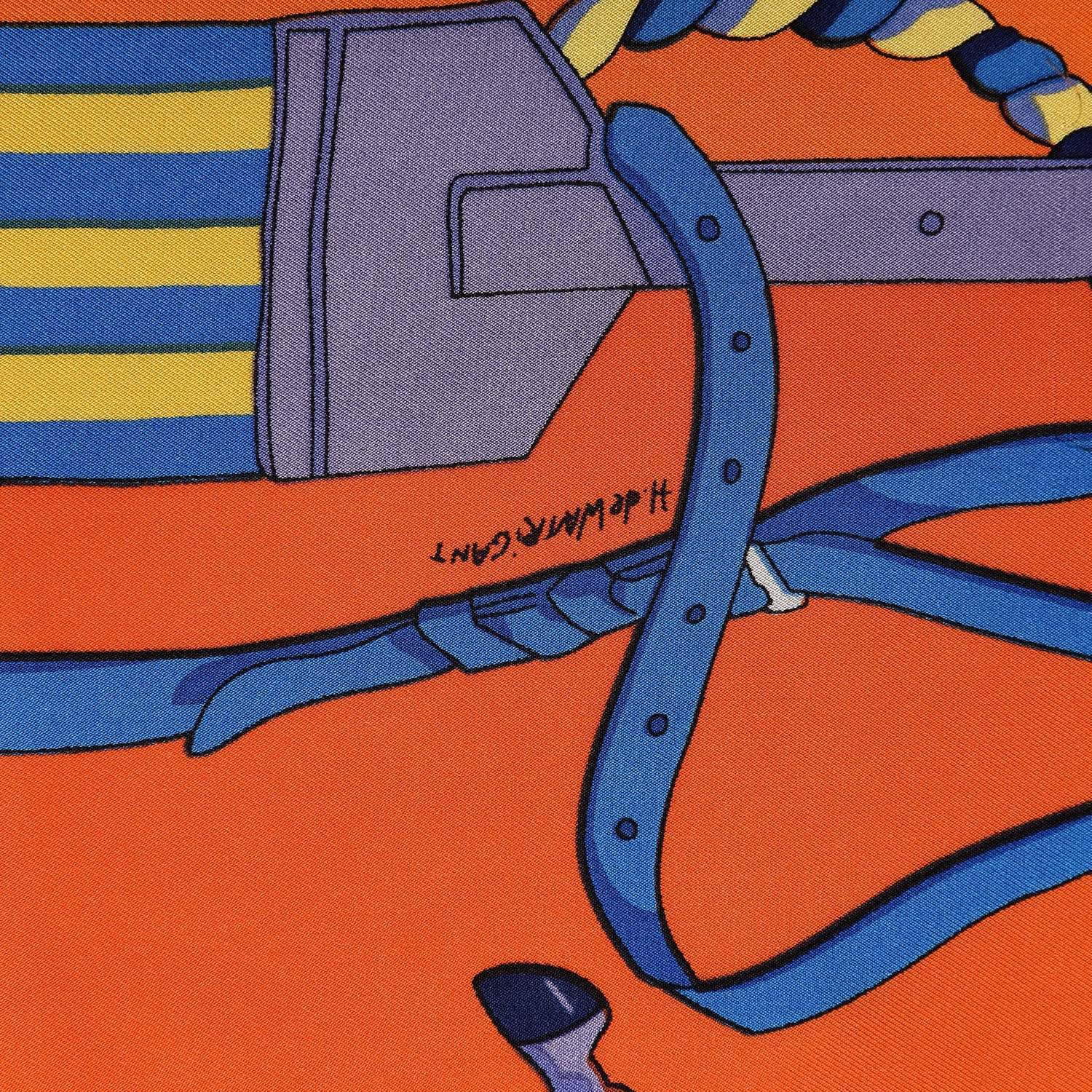 Hermes Silk Ronds De Marche Scarf 90 6 of 10