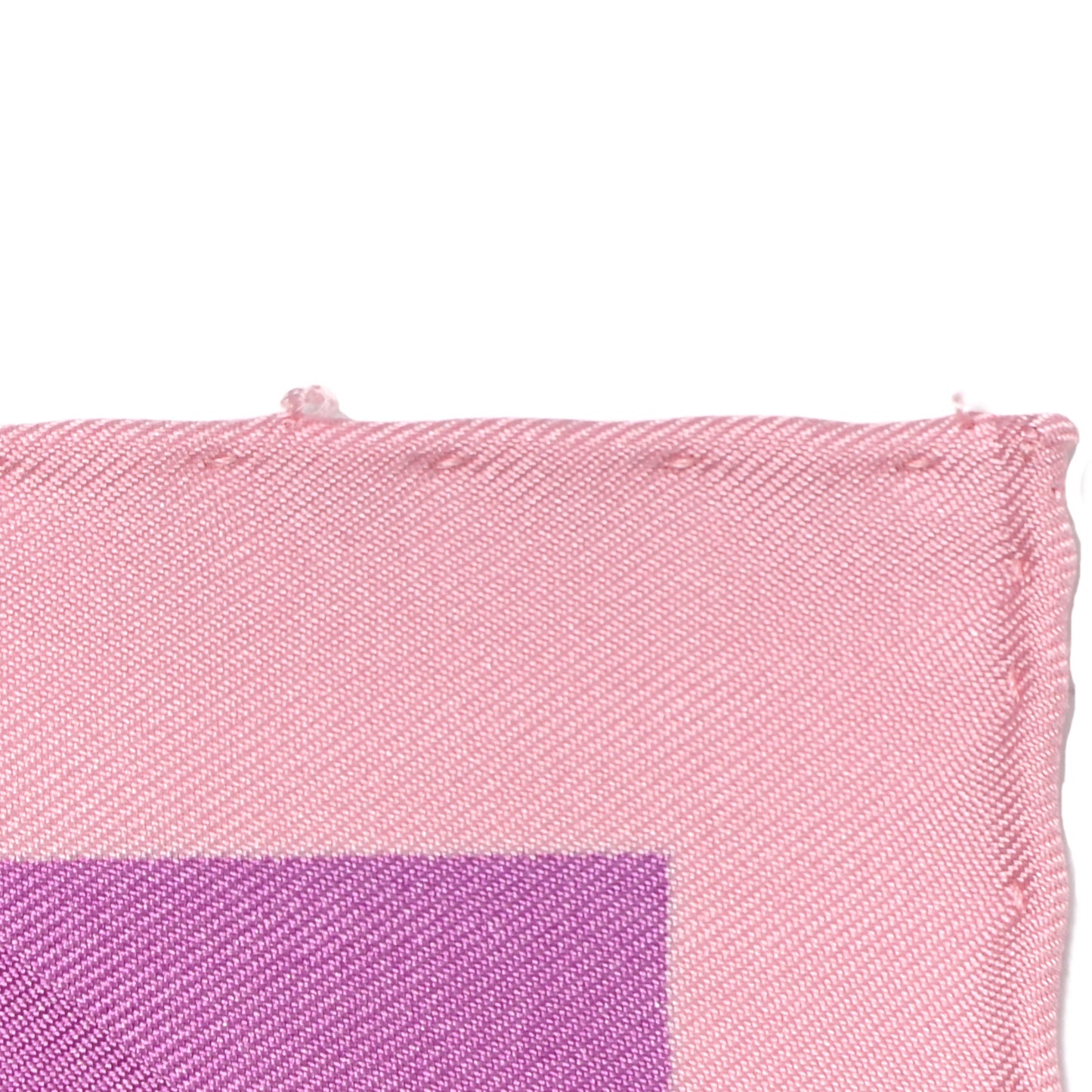 Silk La Folle Parade Zoom Scarf 45 Mauve Vert Rose