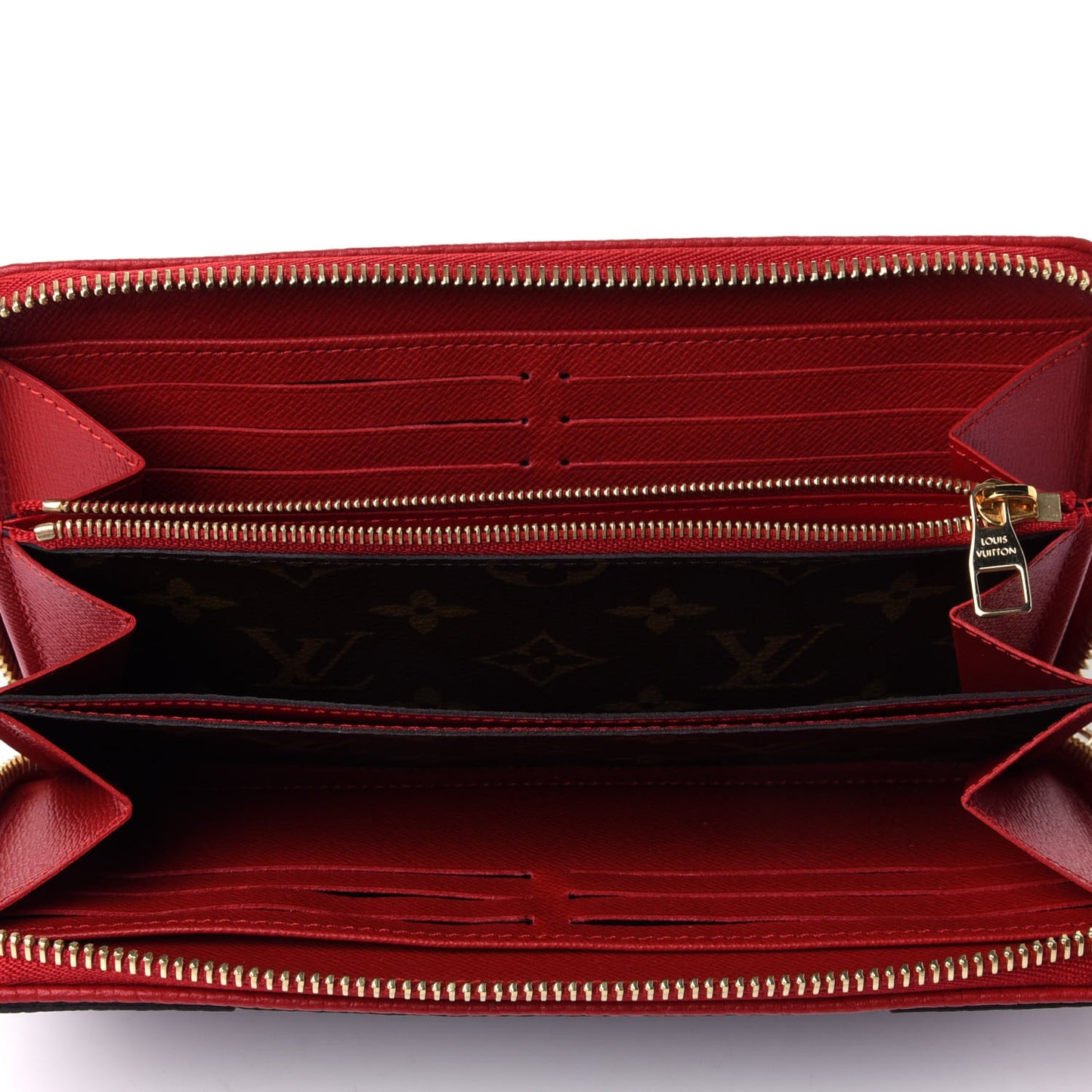 Monogram Retiro Zippy Wallet Cherry