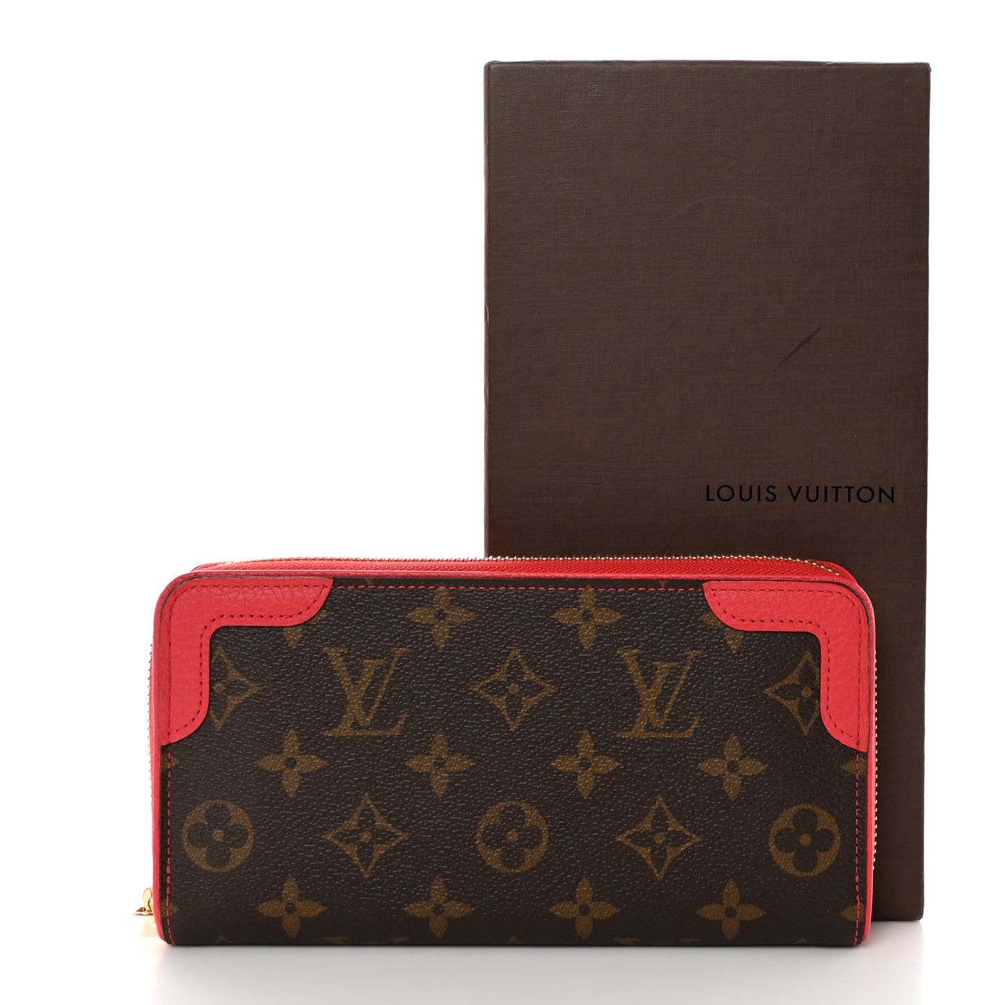Monogram Retiro Zippy Wallet Cherry