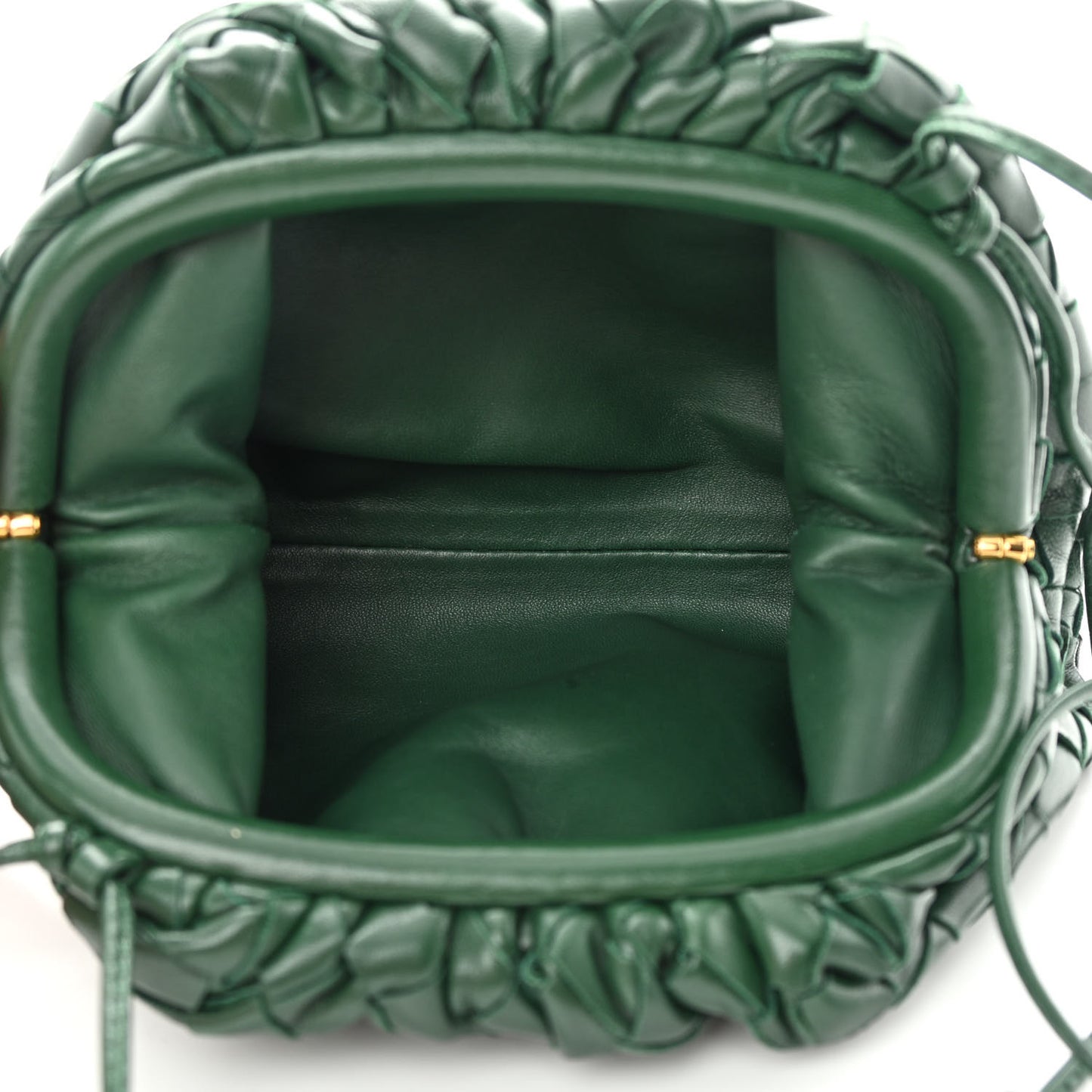 Nappa Intrecciato The Mini Pouch Raintree