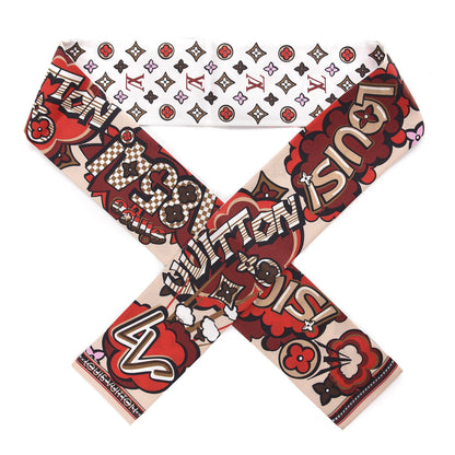 Louis Vuitton Silk Street Monogram Bandeau Beige 1 of 2