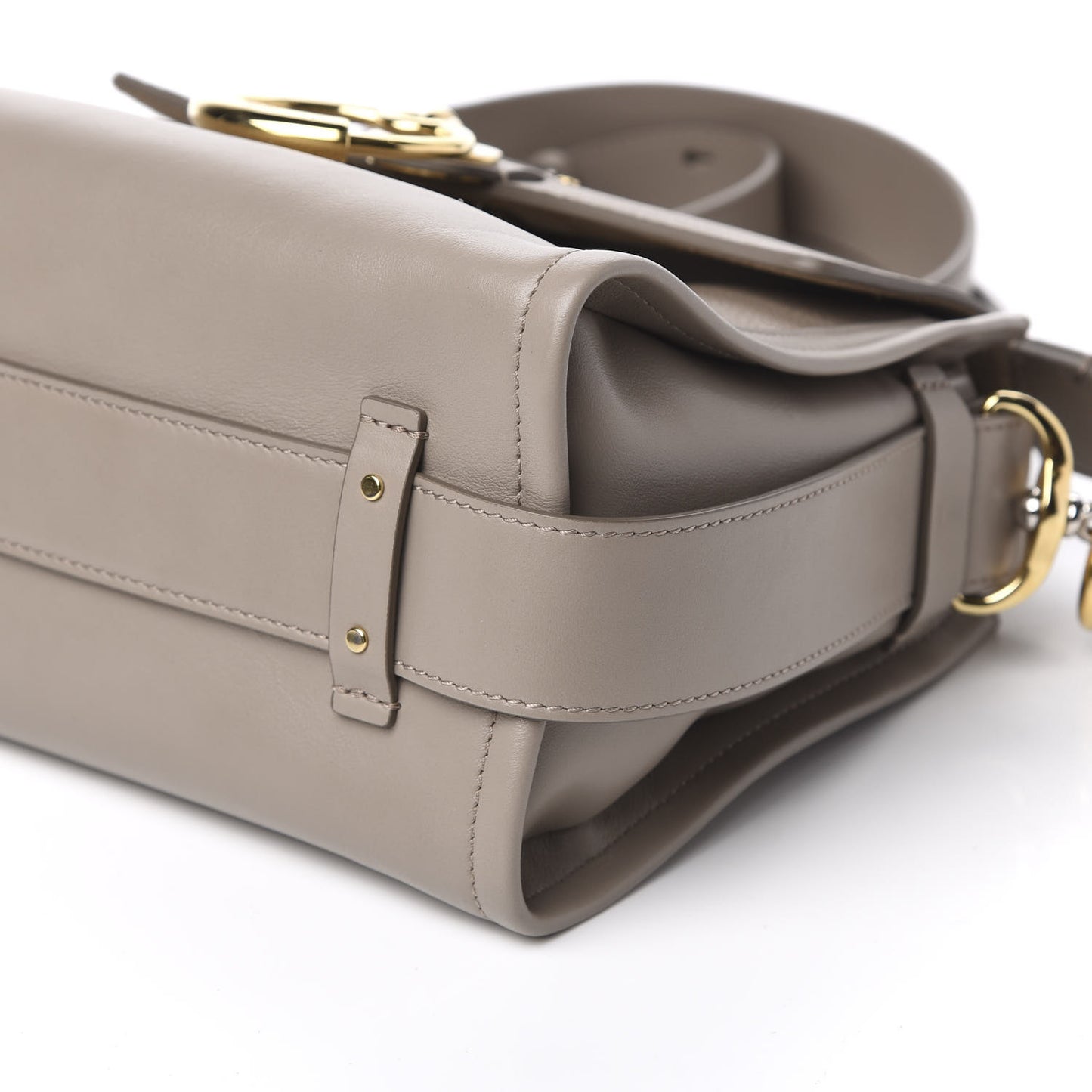 Calfskin Small Tess Day Bag Motty Grey
