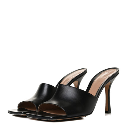 Bottega Veneta Lambskin Stretch Mule Sandals 41 Black 3 of 11