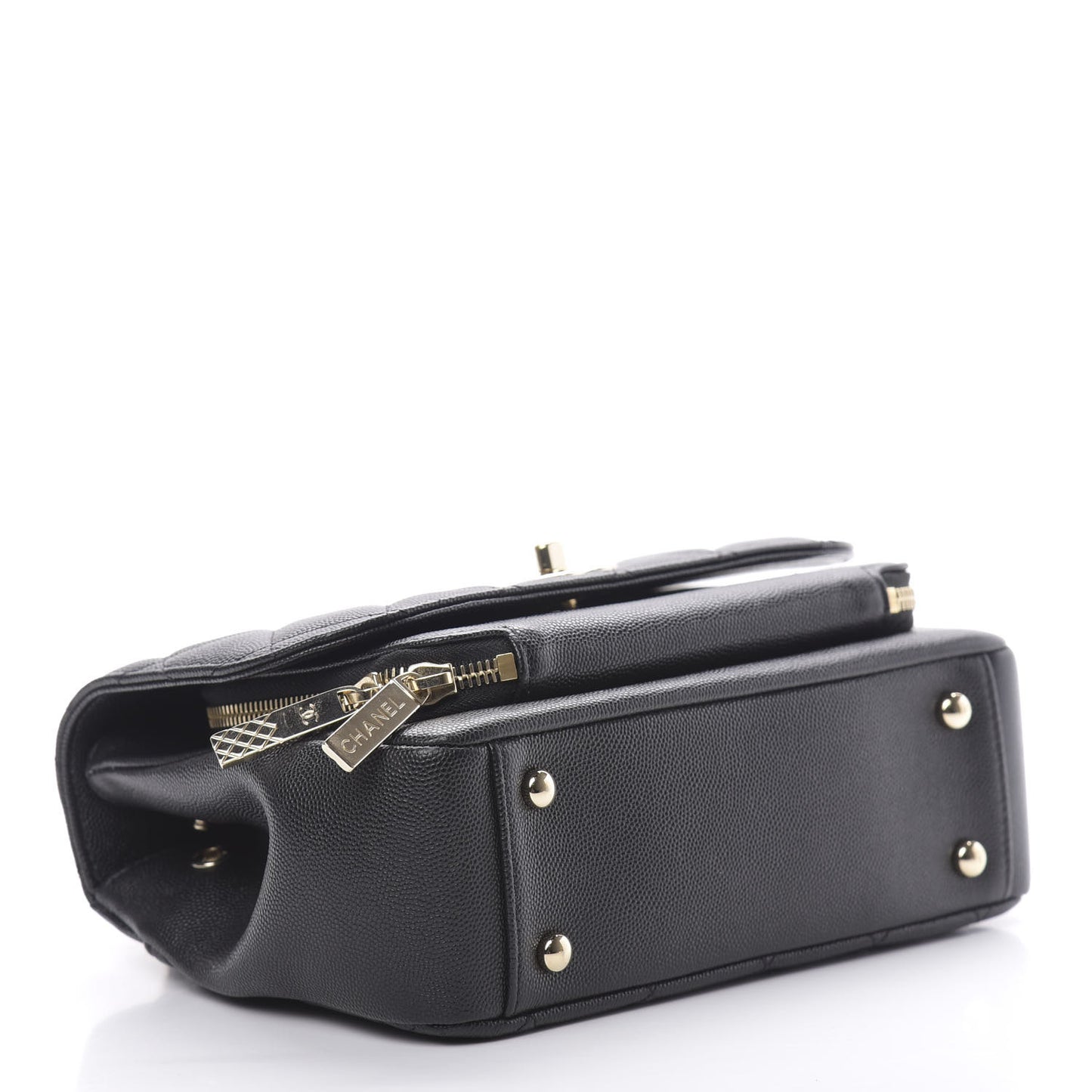 Caviar Quilted Medium Business Affinity Flap Black
