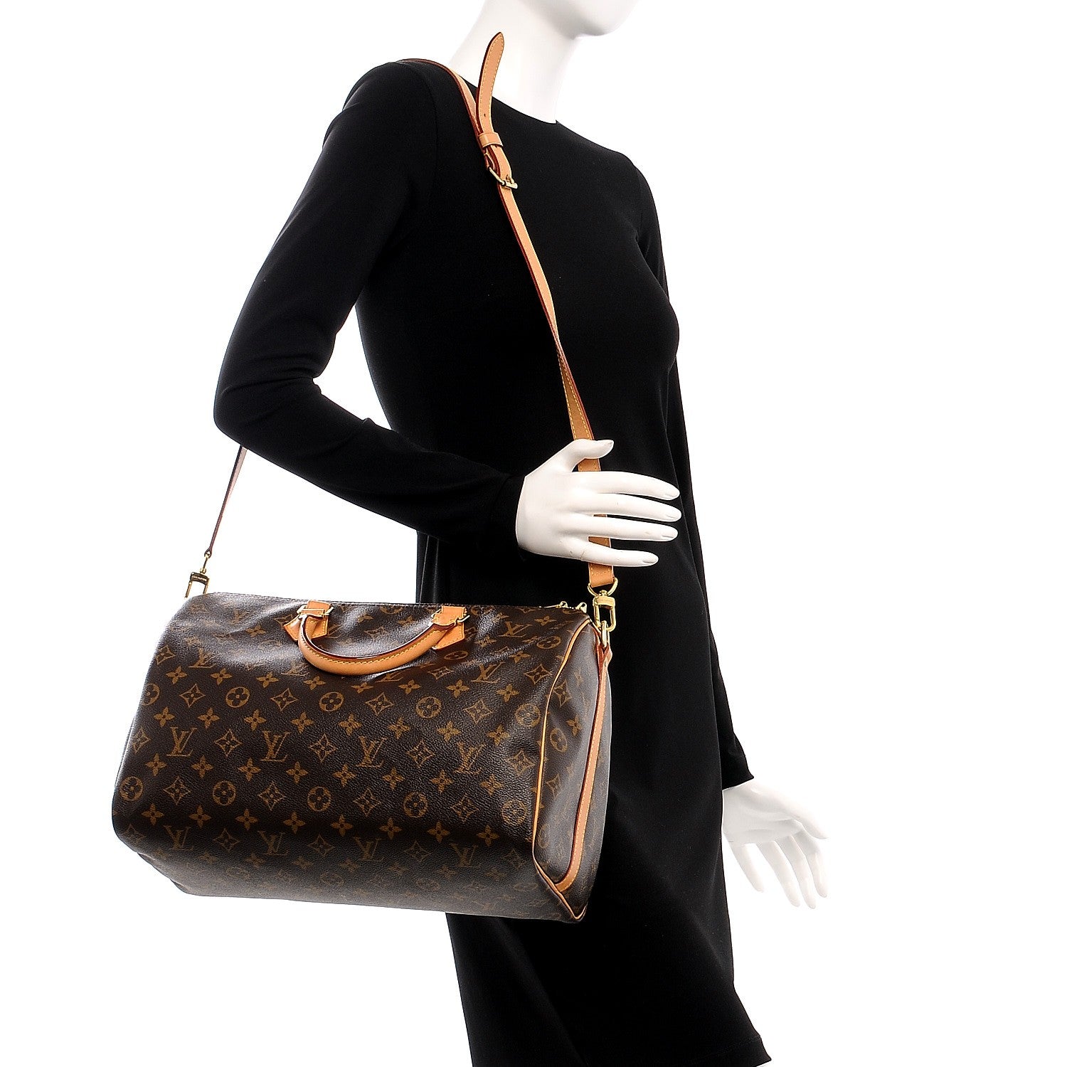 Louis Vuitton Monogram Speedy Bandouliere 35 2 of 11