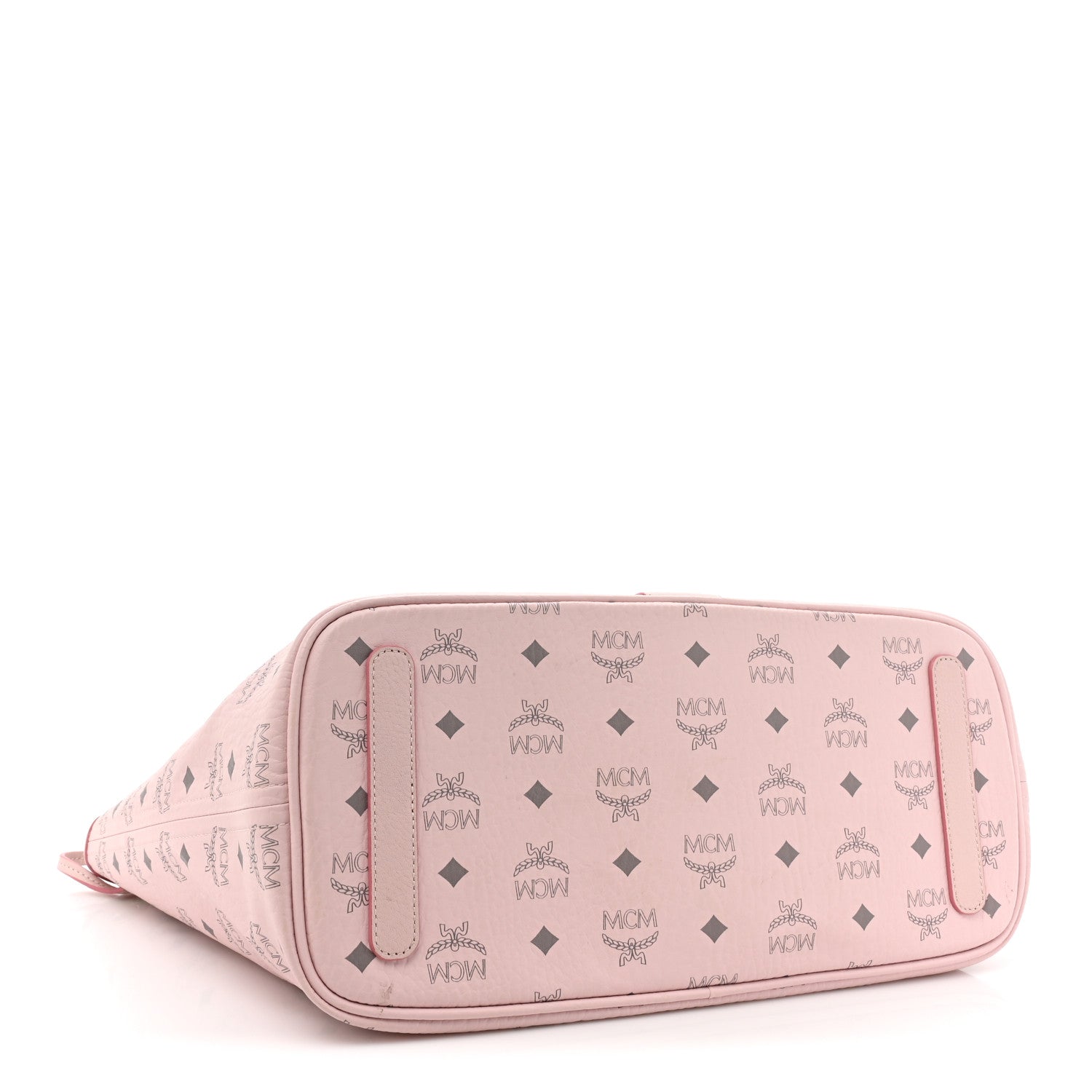 MCM Visetos Medium Liz Reversible Shopper Tote Powder Pink 6 of 16