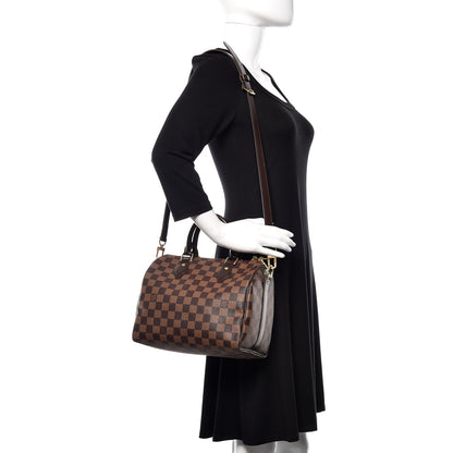 Louis Vuitton Damier Ebene Speedy Bandouliere 25 2 of 10
