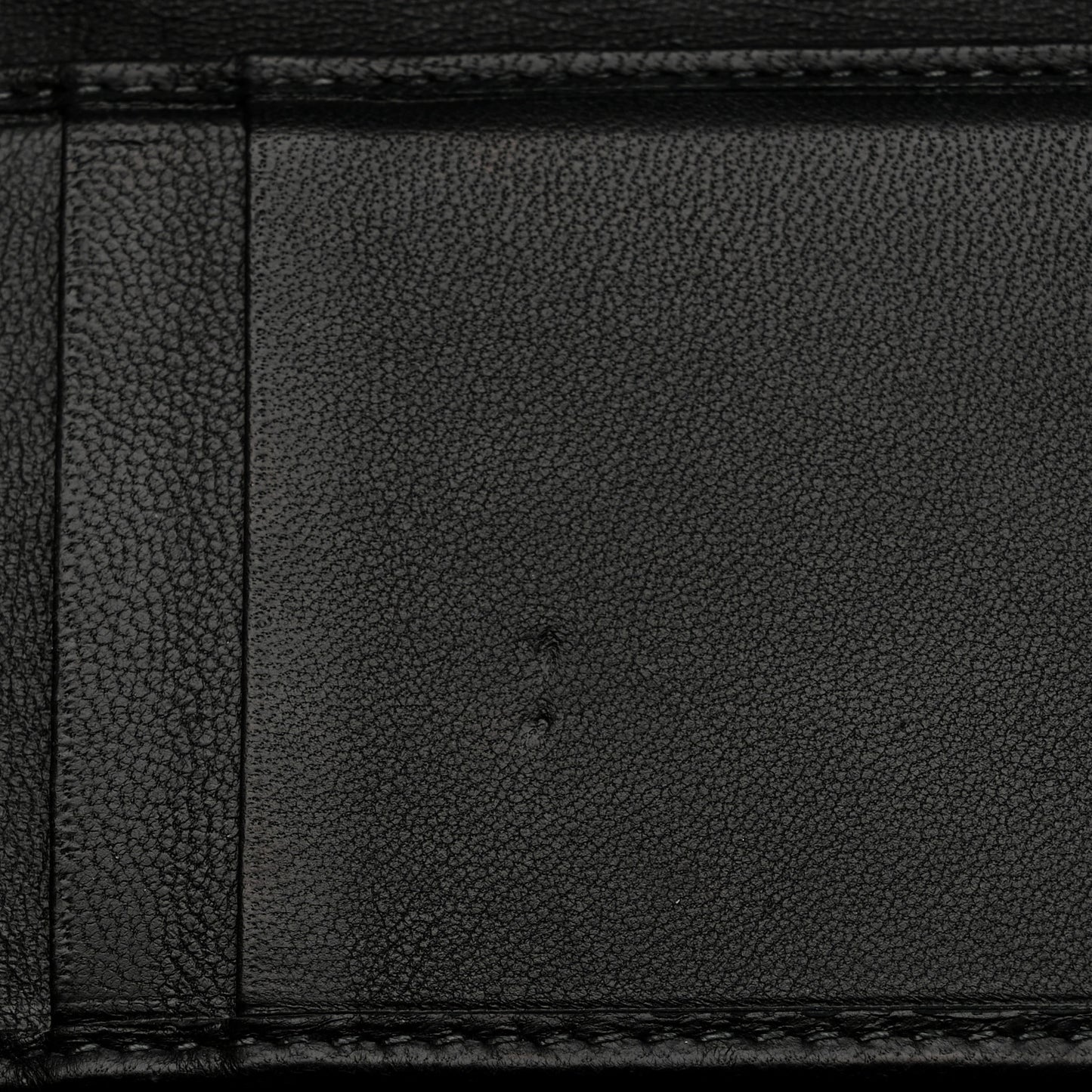 Grained Calfskin Cannage Diorama Elancee Wallet Black