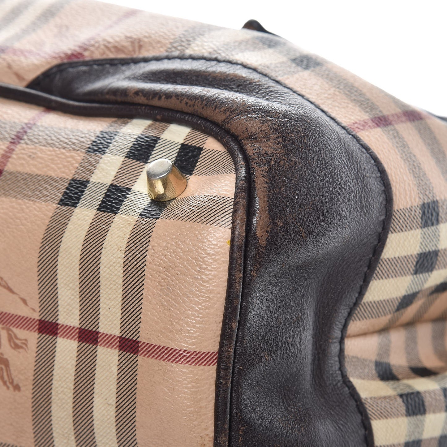Haymarket Check Medium Heathcliff Tote Chocolate