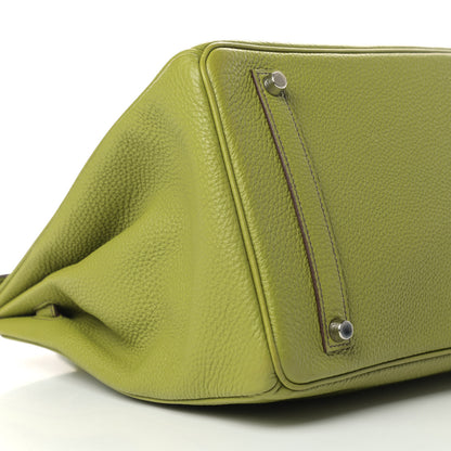 Hermes Togo Birkin 35 Vert Anis 8 of 15