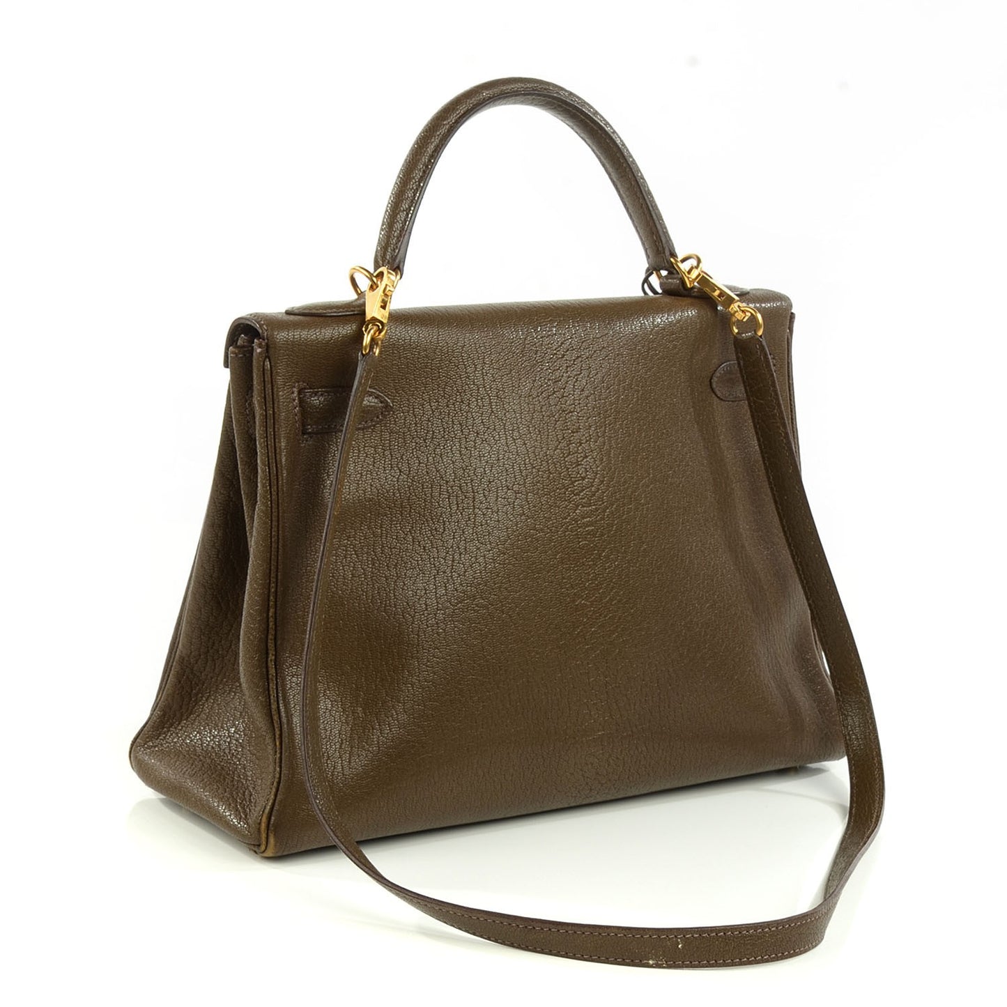 Chevre de Coromandel Kelly Retourne 32 Vert Bronze