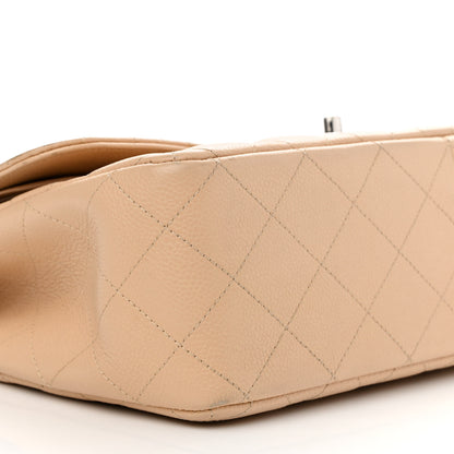 Chanel Caviar Quilted Jumbo Double Flap Beige 9 of 13