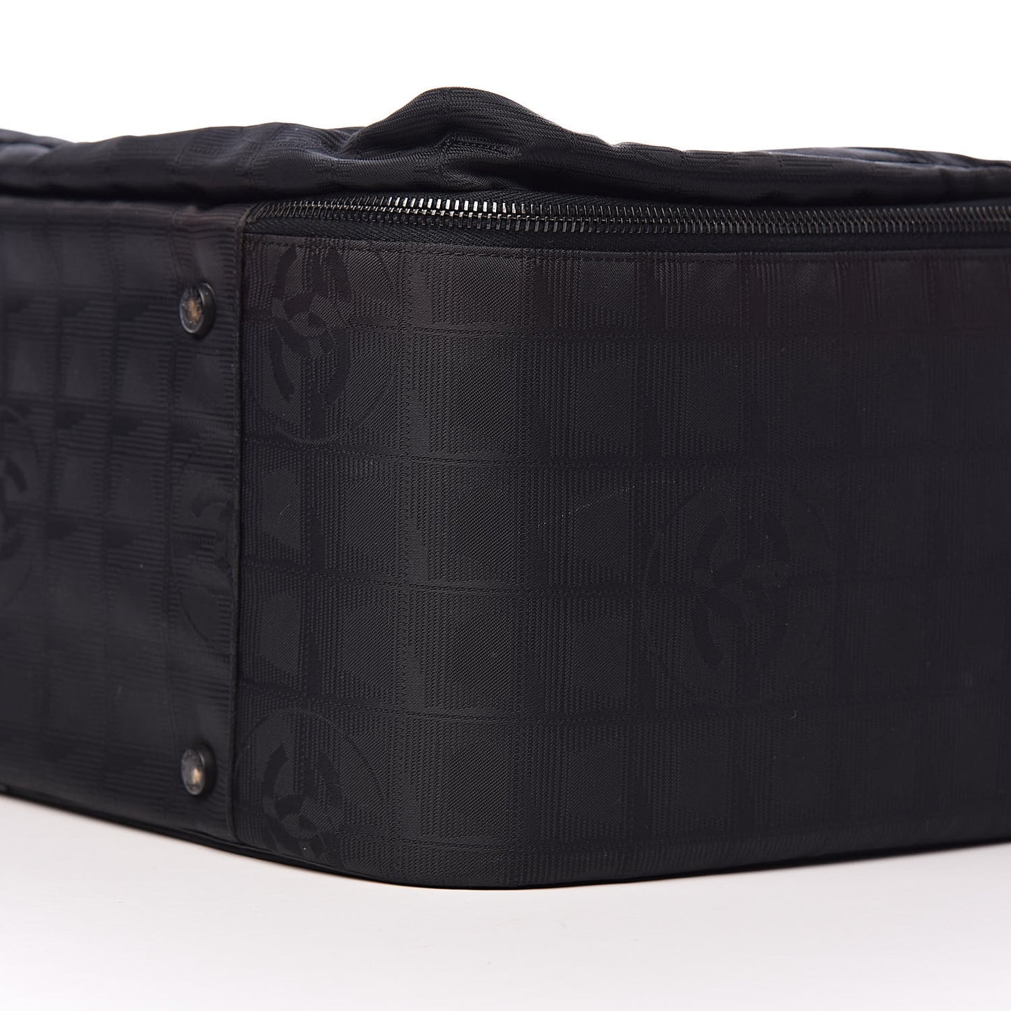Nylon Travel Small Suitcase Black