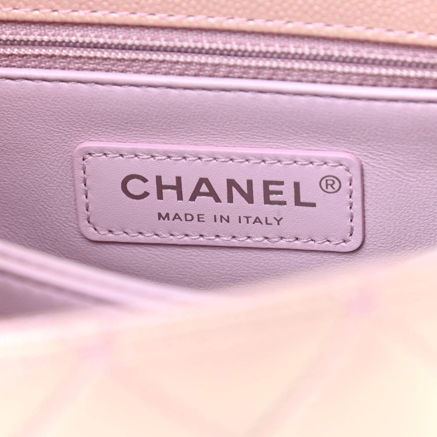 Chanel Iridescent Caviar Quilted Mini Coco Handle Flap Pink 6 of 9